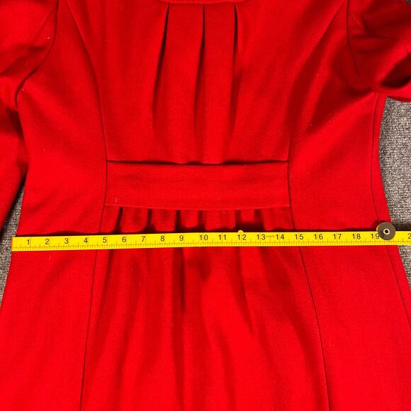 Guess Peacoat Women's Red 60% Wool Jacket‎ Double Breasted Coat - Picture 8 of 10